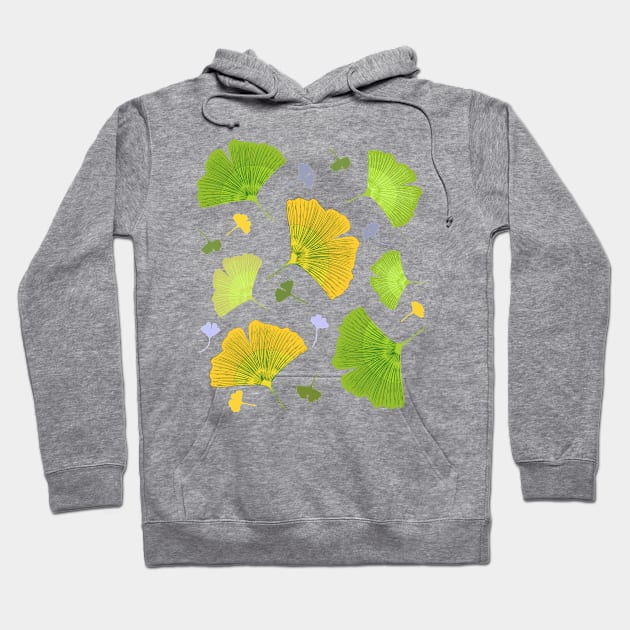 Dance of the leaves of Ginkgo Hoodie by Slownessi